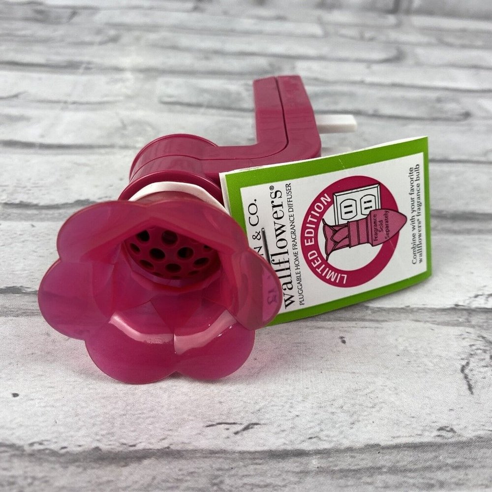 Wallflowers Bright Pink Limited Edition Home Fragrance Diffuser New With Tag